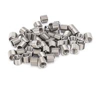Generic Kit de Tuercas de Reparación de Manguito Roscado M10 X 1,5 Sujetador Fuerte para Restauración de Dientes Deslizantes de Rosca en Aviación y Automóviles 50 Piezas (1.5D)