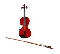 Generic Kit de Violín de Madera, Elegante Estuche para de Violín Hecho a Mano, Kit de Puente para Ejercicios Escolares y Uso Diario, 5 Artículos (4/4)