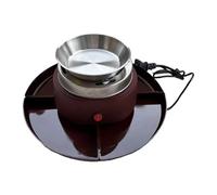 Generic Kit para hacer s'mores, tostador sin llama, olla para derretir chocolate y queso, juego para hacer s'mores, máquina eléctrica para s'mores, Marrón Rojizo