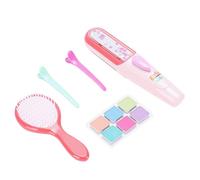 Generic Kit Temporal de Estampador de Tiza para el Cabello con 6 Tonos Brillantes, Tiza para el Cabello Lavable para Niñas, Herramientas de Color de de Fácil Aplicación, Regalo Ideal para Niños,
