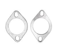Generic Kit Universal de Juntas de Brida de Escape de Acero Inoxidable de 2 Piezas para Reducir el Ruido y Mejorar la Comodidad, Reemplazo Ideal para Sistemas de Escape, Ajuste Perfecto para