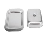 Generic La Bandeja de Mantequilla de Acero Inoxidable Mantiene el Sabor Fresco con un Sellado Excelente, Calidad Alimentaria, Escena aplicable: cocinas.