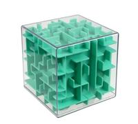 Generic Laberinto 3D Puzzle Juego de Coordinación Ojo-Mano para Actividades de Desarrollo Infantil Tamaño Compacto Verde 9,5 Cm (Green)