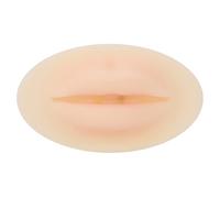 Generic Labios Falsos de Silicona 3D para Práctica - Textura de la Piel con Diseño de Dientes - Silicona Suave y Flexible para Microblading y Entrenamiento de Labios - Ideal para Principiantes