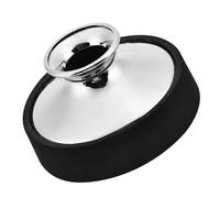 Generic Lade ABS Liviano Alto Saxofón Mute Amficer Sax Silenciador con un Diseño Compacto de Debilitamiento de Sonido Fácil de Instalación para Saxo Alto (SILVER)