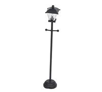 Generic Lámpara de Calle en Miniatura LED Negra para Casa de Muñecas, Diseño Mini, de Funcionamiento Sencillo para Casa de Muñecas, Farola de de a Escala 1/12 para Entusiastas de Las Casas de
