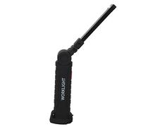Generic Lámpara Plegable Magnética COB de Alto Brillo + LED Luz de Mantenimiento de Trabajo Recargable para Reparación de Automóviles Hogar Auto Batería de 60 MAh Blanco