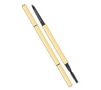 Generic Lápiz Cosmético para Cejas, Herramienta de Maquillaje de Doble Cabeza Práctica y Segura para Dormitorio de Plástico (Color Café Claro)