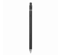 Generic Lápiz óptico No Recargable Escritura Silenciosa Lápiz de Pantalla Táctil Suave para //, Aleación de Aluminio + Plástico, Negro/Blanco, 5,9", para Teléfonos Móviles y Tabletas (Black)