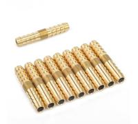 Generic latón Barb Splicer Mender 3/16 "manguera ID de aire Agua Combustible Barco