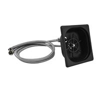 Generic Lavadora Automática de Tazas de Enjuague de Vidrio de Acero Inoxidable para Bar, Pub, Restaurante, Hotel, Salida de Agua de Múltiples ángulos, Instalación Integrada, para Lavado a Alta (BLACK)