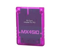 Generic Lector de Tarjetas de Memoria de Consola de Juegos Transparente Profesional para, Fácil de Usar, Conexión de Ranura, para Reproductores de, Material ABS (Púrpura translúcido)
