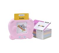 Generic Lector de Tarjetas Inteligentes Máquina de Aprendizaje para Niños Pequeños con 112 Tarjetas Flash Rosa para Educación Temprana, Niños de 2 a 4 Años (Genericgx95zm4cqy-1)