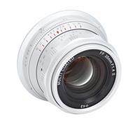 Generic Lente de Cámara de 35 Mm F1.4 II Lente de Cuadro Completo para Cámaras de Montaje RF para Retratos y Fotografía de Paisajes con Recubrimiento óptico y Enfoque Manual para Fotógrafos (White)