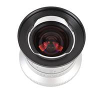 Generic Lente de Cámara Profesional de APS-C con Apertura F2.0, Lente Fija de Enfoque Manual de 12mm para Montaje RF para de Fotografía Callejera (Silver)