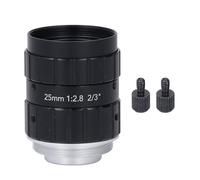 Generic Lente de montaje C de 12 MP, 25 mm con enfoque manual, alta resolución, construcción premium para fotografía de gran angular, lente de montaje C de 25 mm