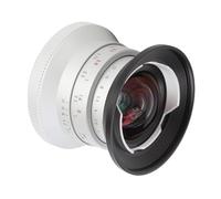 Generic Lente de Retrato de Enfoque Manual de Gran Apertura F2.0 de 12 Mm para Cámaras con Montura Z, Enfoque Mínimo Ultra Cercano de 0,2 M para Efectos Dramáticos, Aleación de Aluminio (Silver)