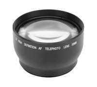 Generic Lente Teleobjetivo Convertidor HD de Aumento 2X de 52 Mm Material de Aleación de Aluminio Resistente Ligero Portátil para Entusiastas de la Fotografía