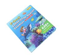 Generic Libro de Aprendizaje Que Habla Inglés, Juguete Educativo, Libro de Sonido Interactivo para Niños, Ligero, 25x29x2cm
