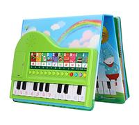 Generic Libro de Juguete de Piano para Niños, Juguete de Aprendizaje Musical con Función de Grabación, 20 Teclas, 10 Canciones, 10 Tonos para Niños y Niñas a Partir de 3 Años