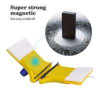 Generic Limpiacristales Magnético Cuadrado de Doble Cara, Herramienta de Limpieza Ecológica para Ventanas, Peceras y Mamparas de Ducha, Material ABS, 1 Unidad