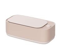 Generic Limpiador ultrasónico para joyas, gafas, relojes y accesorios pequeños - Portátil 45.000 Hz, material ABS, rosa, funciona con pilas, carga USB