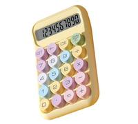Generic Linda Calculadora Científica con Botón Mecánico de 10 Dígitos para Tareas de Contabilidad Material ABS Portátil y Eficiente 1 Pieza (Yellow)