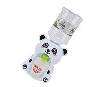 Generic Lindo Mini Kit de Dispensador de Agua para Casa de Muñecas con Función de Flujo de Agua Lento, para Mejorar la Capacidad de Autocuidado, la Imaginación de los Niños, Plástico (Panda Lindo