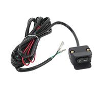 Generic Línea de Control del Manillar, Kit de Interruptor Basculante de Cabrestante de Goma Metálica, Cable de 3 Metros, Reemplazo de Soporte de Manillar para Control de Cabrestante ATV WARN A2500