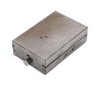 Generic Linterna de Vela de Bolsillo de Hierro Vintage Portátil para Acampar Al Aire Libre, Linterna de Camping Decorativa Compacta para Supervivencia en la Naturaleza, No Requiere Batería