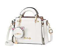 Generic Little Women - Bolsa de hombro portátil de moda para mujer, bolsa de mensajero, 31 bolsas de mano, White, Talla única, Y5HuhqfxE