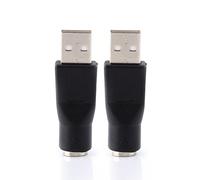 generic Lote de 2 USB 2.0 A Adaptadores Masculinos A PS/Hembra para PC, Teclado, Mouse