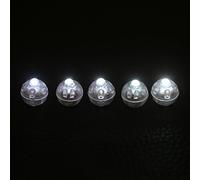 Generic Luces LED Decorativas para Fiestas y Bodas, Forma de Globo que Cambia de Color, Ideal para Celebraciones, 100 Unids/lote (WHITE)