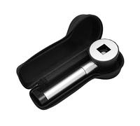 Generic Lupa de Mano Resistente a Arañazos 10X, Cristal óptico de 3 LED para Inspección de Antigüedades de Joyería