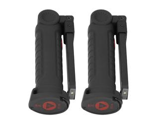 Generic Luz de Trabajo LED Recargable Base Magnética Portátil Luz de Parrilla Al Aire Libre para Acampar Senderismo 2 Paquetes