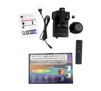 Generic Luz de Vídeo LED COB de Temperatura de Doble Color de 100 W para Luz de Relleno de Fotografía, de Alto Brillo para la Creación de una Atmósfera Creativa, RGB para Uso Diario