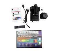 Generic Luz de Vídeo LED COB Versátil de 100 W en Temperatura de Color RGB+2700 K-6500 K para Fotografía Creativa, Luz de Relleno Profesional para Uso Diario, Diseño Silencioso, Material ABS