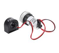 Generic Luz Indicadora de Señal Actual, Lámpara de Visualización Redonda Duradera para Monitorear el Estado en Aplicaciones Eléctricas, 60~500 V CA, 1 Unidad (WHITE)