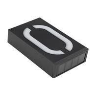 Generic Luz LED para Letrero de Número con Diseño Oculto Antidesmontaje, Carga Solar, Control Manual, Luz de Dirección de Pared para Puerta de Villa, Polisilicio 7.1x3.9x1.6in (numero 0)