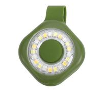 Generic Luz Magnética Selfish 3 Colores 6 Modos de Luz Recargable Clip en el Teléfono Luz de Video para Fotografía Grabación de Video Accesorios para Smartphone Aventura al Aire (Verde Oscuro)