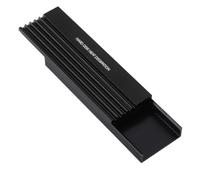 Generic M.2 2280 Disipador de Calor para el Enfriamiento SSD, Instalación Simple Dual -ited Evite Sobrecalentarse M.2 Calor de Aluminio de Calentamiento Desarrollo Rápido para PC (BLACK)