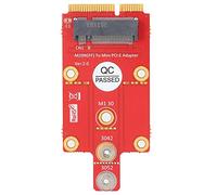 Generic M.2 Clave B a Mini PCI-E Adaptador, M.2 Clave B a Mini PCI-E Converter, Práctica Alta Precisión X 1. Pulgadas Fácil para la Computadora de Escritorio