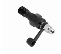 Generic M10X1.0 Mm de Pinza de Freno de Motocicleta Tornillo de Hemorragia Pezón de Polvo de Banjo para Aplicaciones Universales (Negro)