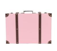 Generic Malura de Almacenamiento Decorativo Vintage con Encanto Antiguo para Organización Domiciliaria para Entusiastas de los Viajes - 45x30x15cm (PINK)