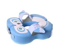 Generic Mambobaby Flotador de Natación para bebé, No Inflable, Impermeable, Flotador de Piscina para Niños de 3 a 72 Meses, Azul Lago, Espuma Perlada + Cuero (Blue)