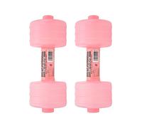 Generic Mancuernas Ajustables Llenas de Agua para Entusiastas del Fitness, Entrenamiento en Casa, Oficina, 2 uds., Equipo de Gimnasio con Peso de Plástico para Ejercicios de bajo Impacto (PINK)