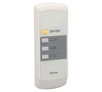 Generic Mando a Distancia Multifunción para Ventilador de Pared ABS Premium para Reemplazo del Hogar con Batería Portátil