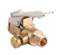 Generic Mandril de Inflado de Neumáticos, Conector de Abrazadera de Válvula Americana Rápida para Coche y Motocicleta con Clamp/Holder de Bomba de Aire para Inflado Rápido de 5"