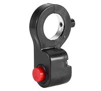 Generic Manejo de Motocicletas 7/8 '' ATV Bike Starter Interruptor de Asesinato en el Botón Design Universal Diseño Rojo Negro Conspicuo