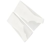 Generic Manga Humectante Elástica, Manga Humectante para Brazo Antideslizante 1 par Exfoliante para Sequedad (WHITE)
